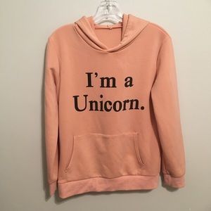 I’m A Unicorn Pink Sweatshirt with Hood